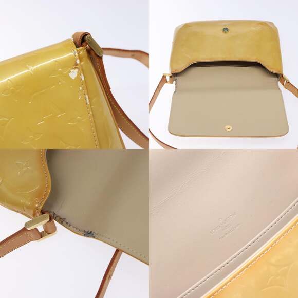 LOUIS VUITTON Monogram Vernis Thompson Street Bag Beige M91301 - Picture 11 of 13